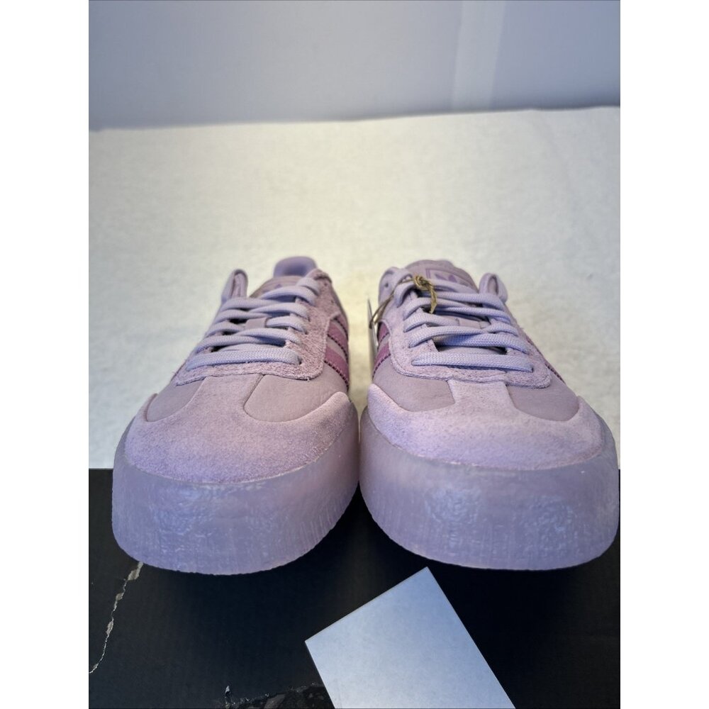 Adidas Samba Purple/Purple Gum Sole Sneaker JS3956 Women SZ 9 New in Box - Picture 7 of 10